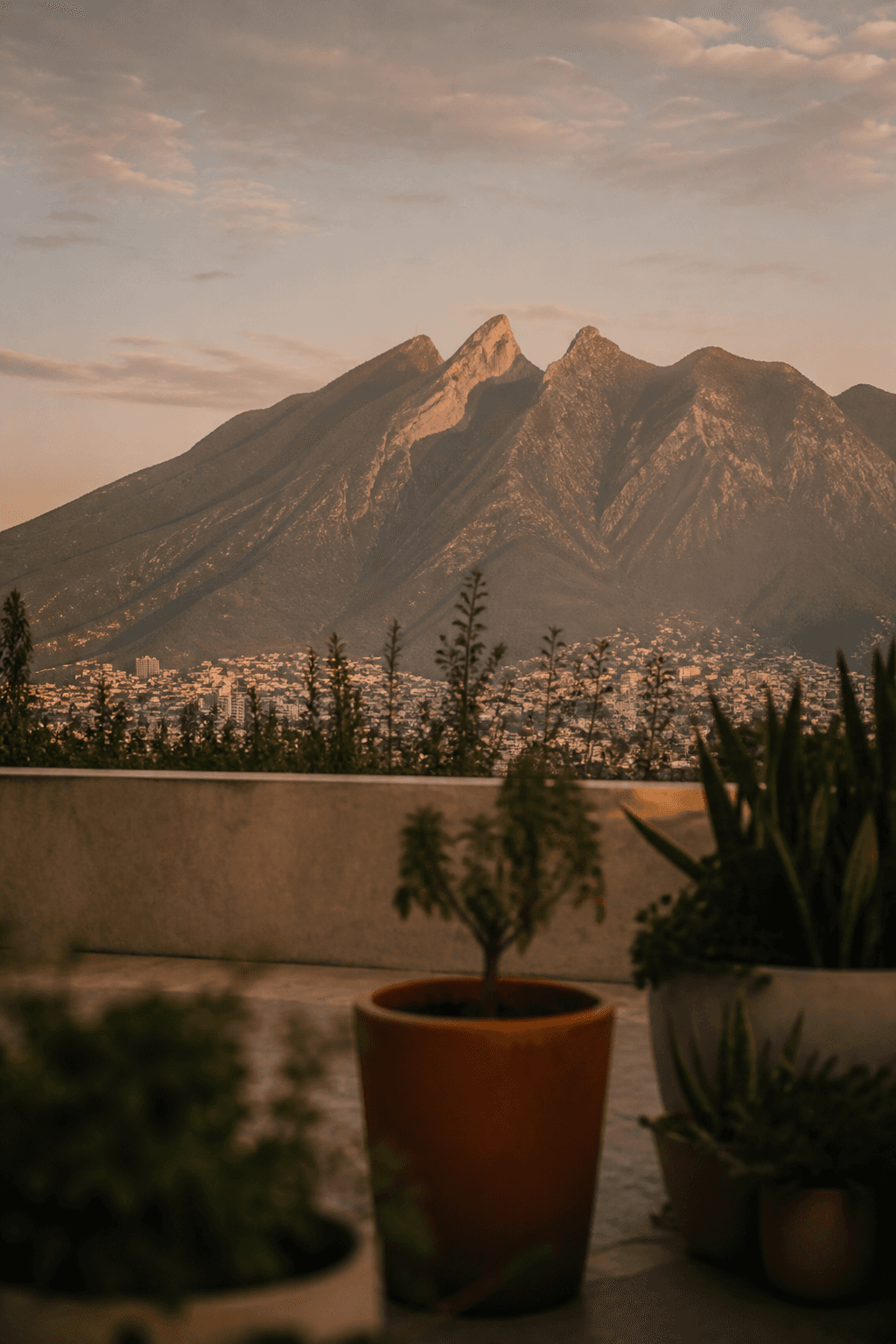 El Cerro de la Silla al atardecer